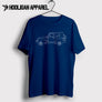 Jeep Wrangler Sport SUV 2011 Inspired Car Art Men’s T-Shirt
