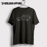 Jeep Wrangler Sport SUV 2011 Inspired Car Art Men’s T-Shirt