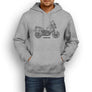 KTM 1290 Super Adventure T 2017 Premium Motorcycle Art Men’s Hoodie