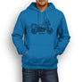 KTM 1290 Super Adventure T 2017 Premium Motorcycle Art Men’s Hoodie