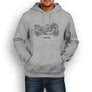 Kawasaki Ninja ZX14R 2012 Premium Motorcycle Art Men’s Hoodie