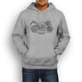 Kawasaki Ninja ZX6R 2012 Premium Motorcycle Art Men’s Hoodie