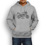 Kawasaki Versys 650 2012 Premium Motorcycle Art Men’s Hoodie