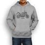Kawasaki Z750 2009 Premium Motorcycle Art Men’s Hoodie