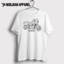 Kawasaki Z900RS CAFE 2018 Premium Motorcycle Art Men’s T-Shirt