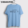 Mercedes Benz SLC 300 2018 Inspired Car Art Men’s T-Shirt