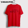 Mercedes Benz slk class slk350 2016 Inspired Car Art Men’s T-Shirt