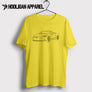 Mitsubishi Eclipse spyder gt convertible 2011 Inspired Car Art Men’s T-Shirt