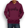 Moto Guzzi Audace Premium Motorcycle Art Men’s Hoodie