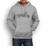 Moto Guzzi Audace Premium Motorcycle Art Men’s Hoodie