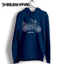 Moto Guzzi V85d 2018 Premium Motorcycle Art Men’s Hoodie