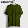 Neco Abruzzi 50 Vespa Inspired Moped Art Men’s T-Shirt