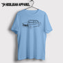 Nissan classic Prince Skyline 1957 Inspired Car Art Men’s T-Shirt
