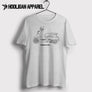 Peugeot Dango Evasion Pistachio Inspired Moped Art Men’s T-Shirt