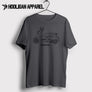 Peugeot Dango Evasion Pistachio Inspired Moped Art Men’s T-Shirt