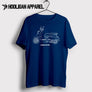 Peugeot Dango Evasion Pistachio Inspired Moped Art Men’s T-Shirt