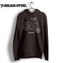 Peugeot Django Sport Bleu France Inspired Moped Art Men’s Hoodie