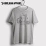 Piaggio Vespa Scooter Inspired Moped Art Men’s T-Shirt
