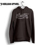 Polaris 6 Wheeler Big Boss Sportsman 2016 Inspired ATV Art Men’s Hoodie