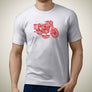 Royal Enfield Classic 500 2018 Premium Motorcycle Art Men’s T-Shirt