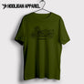 Royal Enfield Continental GT 2018 Premium Motorcycle Art Men’s T-Shirt