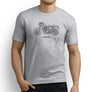 Royal Enfield Continental GT Premium Motorcycle Art Men’s T-Shirt