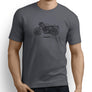 Royal Enfield Continental GT Premium Motorcycle Art Men’s T-Shirt