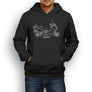 Suzuki Burgman 650 2013 Premium Motorcycle Art Men’s Hoodie