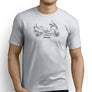 Suzuki Burgman 650 2013 Premium Motorcycle Art Men’s T-Shirt