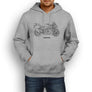 Suzuki GSXR 1000 2014 Premium Motorcycle Art Men’s Hoodie