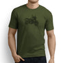 Kawasaki Z900RS 2018 Premium Motorcycle Art Men’s T-Shirt