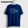 Toyota Land Cruiser 50 Series Inspired Car Art Men’s T-Shirt