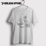 Vespa PX125cc 2011 Inspired Moped Art Men’s T-Shirt