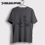 Vespa PX125cc 2011 Inspired Moped Art Men’s T-Shirt