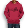 Victory Cross Country Premium Motorcycle Art Men’s Hoodie