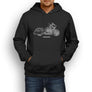 Victory Cross Country Tour Premium Motorcycle Art Men’s Hoodie
