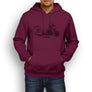 Victory Cross Country Tour Premium Motorcycle Art Men’s Hoodie