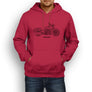 Victory Octane Premium Motorcycle Art Men’s Hoodie