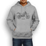 Yamaha WR250R 2017 Premium Motorcycle Art Men’s Hoodie