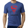 MARVEL / DC INSPIRED FAN ART LOGO SUPERMAN DESIGN T-SHIRT