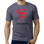 MARVEL / DC INSPIRED FAN ART LOGO SUPERMAN DESIGN T-SHIRT
