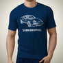 Porsche 928 Inspired Car Art Men's T-Shirt,Hooligan Apparel