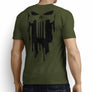 MARVEL / DC INSPIRED FAN ART PUNISHER BLACK DESIGN T-SHIRT
