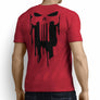 MARVEL / DC INSPIRED FAN ART PUNISHER BLACK DESIGN T-SHIRT