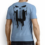MARVEL / DC INSPIRED FAN ART PUNISHER BLACK DESIGN T-SHIRT