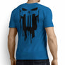 MARVEL / DC INSPIRED FAN ART PUNISHER BLACK DESIGN T-SHIRT