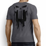MARVEL / DC INSPIRED FAN ART PUNISHER BLACK DESIGN T-SHIRT