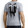 MARVEL / DC INSPIRED FAN ART PUNISHER BLACK DESIGN T-SHIRT