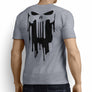 MARVEL / DC INSPIRED FAN ART PUNISHER BLACK DESIGN T-SHIRT