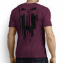 MARVEL / DC INSPIRED FAN ART PUNISHER BLACK DESIGN T-SHIRT